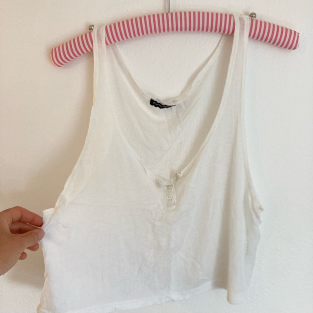 White Brandy Melville Tank